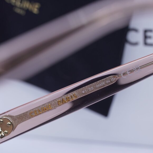 Celine CL50109I 072 Square Eyeglasses  - Shiny Light Pink 51mm - Picture 6 of 8